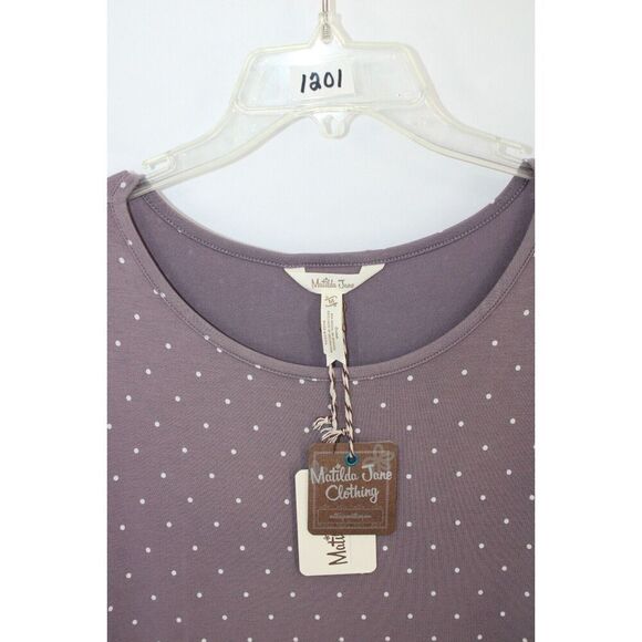 Matilda Jane Wonderment Sunshine Perfect In Purple Top size M Medium WOMENS NWT - Picture 9 of 10
